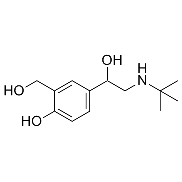 CAS:18559-94-9	Salbutamol	沙丁胺醇  中试供应 