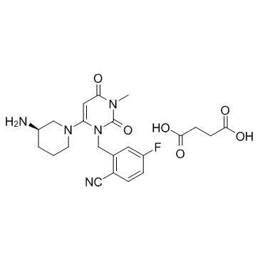 CAS:1029877-94-8	Trelagliptin (succinate)	曲格列汀琥珀酸盐    公斤级