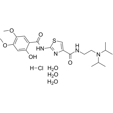 CAS:773092-05-0	Acotiamide (monohydrochloride trihydrate)	盐酸阿考替胺三水合物   批量合成  