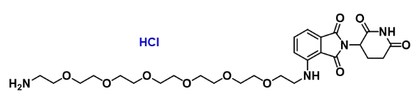 Pomalidomide-NH-PEG6-amine hydrochloride