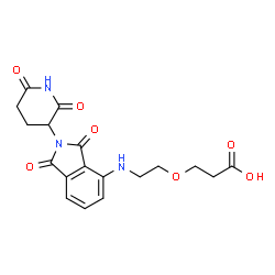CAS：2139348-60-8    泊马度胺4'-PEG1-酸      Pomalidomide-PEG1-COOH