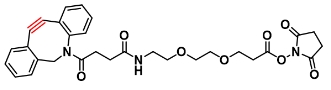 CAS  : 2585653-12-7    DBCO-PEG2-NHS ester  二苯并環(huán)辛炔-二聚乙二醇-琥珀酰亞胺酯