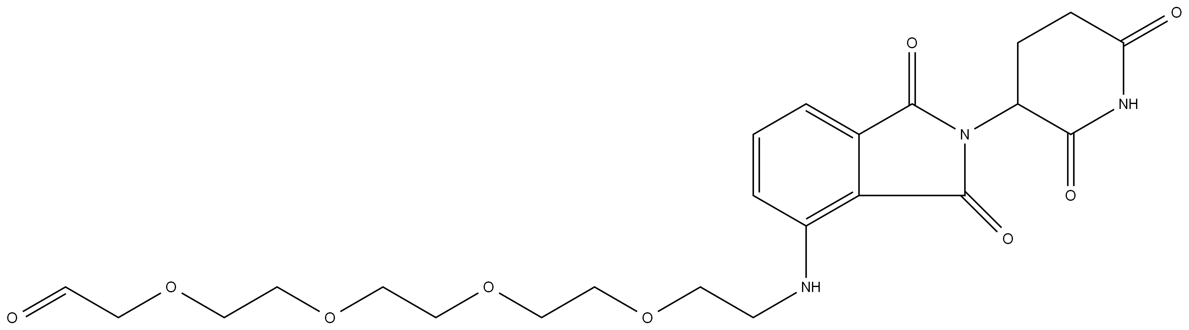 CAS： 2365172-91-2    泊马度胺-氨基-四聚乙二醇-乙醛    Pomalidomide-NH-PEG4-CH2CHO