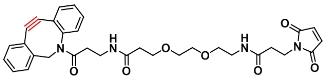 CAS : 2698339-31-8   DBCO-PEG2-Maleimide   二苯并环辛炔-二聚乙二醇-马来酰亚胺
