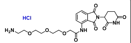 CAS：2380273-75-4     POMALIDOMIDE-PEG3-NH2盐酸盐   Pomalidomide-amino-PEG3-NH2 hydrochloride