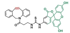 CAS : 2054339-00-1    DBCO-FITC(5-isomer)   二苯并环辛炔-荧光素(5-异构体)