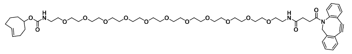 (4E)-TCO-PEG11-DBCO    (4E)-反式环辛烯-十一聚乙二醇-二苯并环辛炔