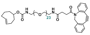 (4E)-TCO-PEG23-DBCO    (4E)-反式环辛烯-二十三聚乙二醇-二苯并环辛炔