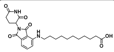 CAS:2428400-33-1     Pomalidomide-C10-COOH     泊马度胺-C10-酸