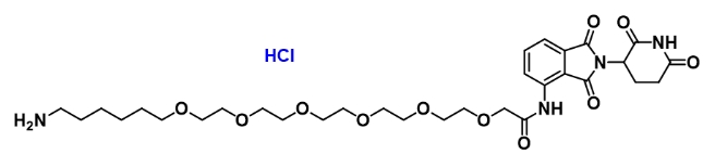 Pomalidomide-2-2-2-2-2-2-6-NH2 hydrochloride      泊马度胺-2-2-2-2-2-2-6-氨基盐酸盐