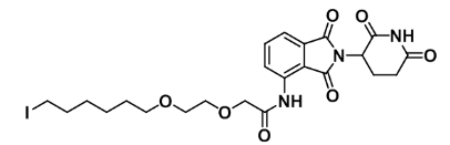 CAS： 1835705-72-0    Pomalidomide-2-2-6-I         泊马度胺-PEG2-丁基碘