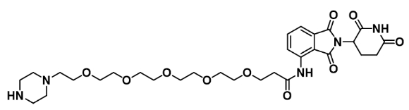Pomalidomide-PEG5-piperazine     泊马度胺-五聚乙二醇-哌嗪