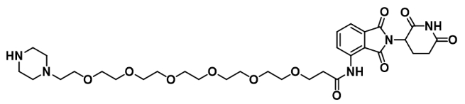 Pomalidomide-PEG6-piperazine       泊马度胺-六聚乙二醇-哌嗪