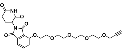 CAS： 2098799-77-8      Thalidomide-O-PEG4-Propargyl      沙利度胺-O-聚乙二醇4-丙炔