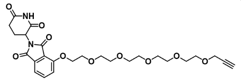 Thalidomide-O-PEG5-Propargyl         沙利度胺-O-五聚乙二醇-炔