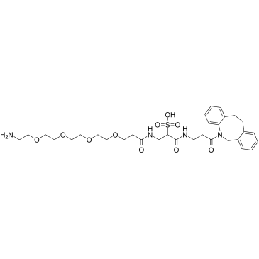 CAS： 2055198-05-3   Sulfo DBCO-PEG4-Amine    磺基-dbco-peg4-胺