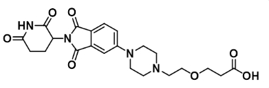 Thalidomide-Piperazine-PEG1-COOH      沙利度胺-哌嗪-一聚乙二醇-酸