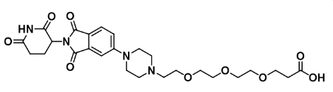  CAS： 2797619-63-5    Thalidomide-Piperazine-PEG3-COOH     沙利度胺-哌嗪-三聚乙二醇-酸 
