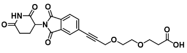 Thalidomide-Propargyne-PEG2-COOH      萨力多胺-PROPARGYNE-二聚乙二醇-酸