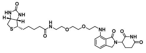 Biotin-PEG2-NH-Lenalidomide    生物素-二聚乙二醇-氨基-来那度胺