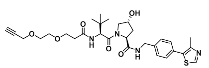 (S,R,S)-AHPC-PEG2-Alkyne      (S,R,S)-AHPC-二聚乙二醇-炔