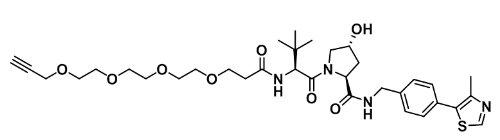 CAS  : 2267282-21-1     (S,R,S)-AHPC-PEG4-Alkyne      (S,R,S)-AHPC-四聚乙二醇-炔