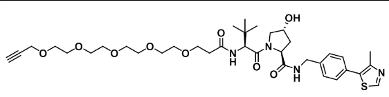 (S,R,S)-AHPC-PEG5-Alkyne      (S,R,S)-AHPC-五聚乙二醇-炔