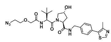 CAS  : 2101200-09-1      (S,R,S)-AHPC-PEG1-azide            (S,R,S)-AHPC-一聚乙二醇-叠氮     