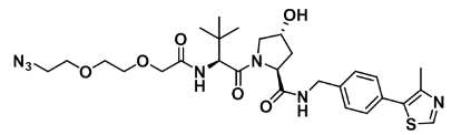 CAS : 2010159-45-0        (S,R,S)-AHPC-PEG2-azide          (S,R,S)-AHPC-二聚乙二醇-叠氮