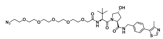 CAS： 2086298-71-5      (S,R,S)-AHPC-PEG6-Azide           (S,R,S)-AHPC-六聚乙二醇-叠氮