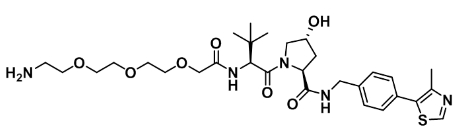 CAS:2010159-56-3         (S,R,S)-AHPC-PEG3-NH2          (S,R,S)-AHPC-三聚乙二醇-氨基