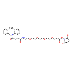 CAS： 1427004-19-0   DBCO-PEG4-NHS ester   二苯基環(huán)辛炔-四聚乙二醇-活性酯