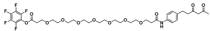 Diketone-PEG7-PFP ester        二酮-七聚乙二醇-五氟苯酚酯