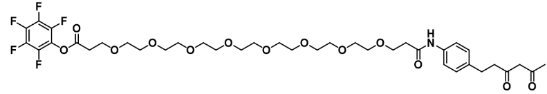 Diketone-PEG8-PFP ester       二酮-八聚乙二醇-五氟苯酚酯
