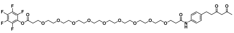 Diketone-PEG9-PFP ester     二酮-九聚乙二醇-五氟苯酚酯    