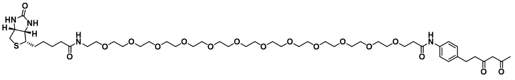 CAS:2353409-53-5      Diketone-PEG12-Biotin      二酮-十二聚乙二醇-生物素