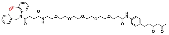 Diketone-PEG5-DBCO    二酮-五聚乙二醇-二苯并环辛炔