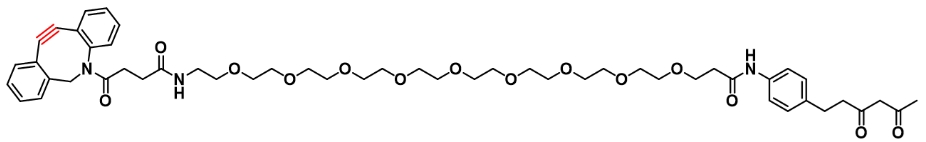 Diketone-PEG9-DBCO       二酮-九聚乙二醇-二苯并环辛炔