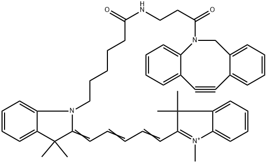 2182601-71-2   DBCO-Cyanine5       Cyanine5 DBCO    CY5-二苯基环辛炔