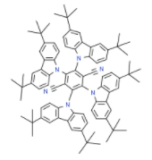2,3,5,6-四(3,6-二叔丁基-9-咔唑基)-对苯二腈	  