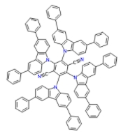 	2,3,5,6-四(3,6-二苯基-9-咔唑基)-对苯二腈 