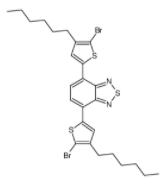 4,7-双(5-溴-4-己基噻吩-2-基)苯并[c][1,2,5]噻二唑	  
