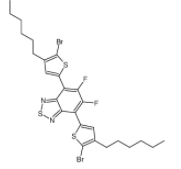 	4,7-双(5-溴-4-己基噻吩-2-基)-5,6-二氟苯并[c] [1,2,5]噻二唑	  