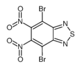 	4,7-二溴-5,6-二硝基苯并[c][1,2,5]噻二唑	  