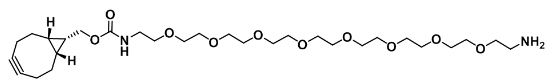 endo-BCN-PEG8-amine  (1R,8S,9S)-双环[6.1.0]壬-八聚乙二醇-氨基