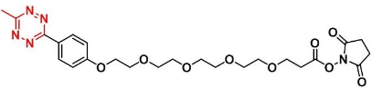 1802907-92-1   Methyltetrazine-PEG4-NHS ester   甲基四嗪-四聚乙二醇-琥珀酰亚胺酯