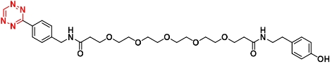 Tetrazine-PEG5-NH-CH2CH2-4-Phenol    四嗪-五聚乙二醇-酰胺-4-苯酚