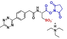 Sulpho-Methyltetrazine-NHS ester    Sulpho-甲基四嗪-琥珀酰亚胺酯