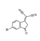 2-(5-溴-3-氧代-2,3-二氢-1H-茚-1-亚基)丙二腈	  