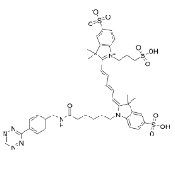 1801695-57-7    Sulfo-Cy5-tetrazine    远红色荧光探针  点击化学
